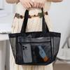 Versatile Transparent Nylon Mesh Tote Bag - Beach & Travel Large Capacity