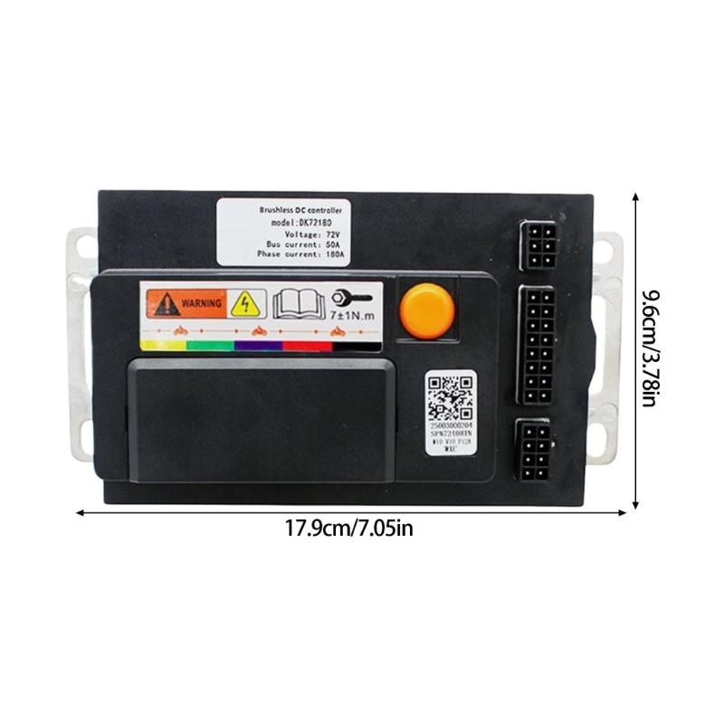 High Power 1800W Brushless Motor Controller Sine Waving Technology for Electric Vehicles Motorcycles Intelligent Control