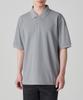 [Cooltandard] Relaxed Fit Pique Polo Shirt [Light Grey]