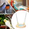 Parrot Hammock Bird Summer Cooling Small Pet Ice Pad Heat Dissipation Removable Bed Anti Bite Cage Parrot Toy Bird Accessories