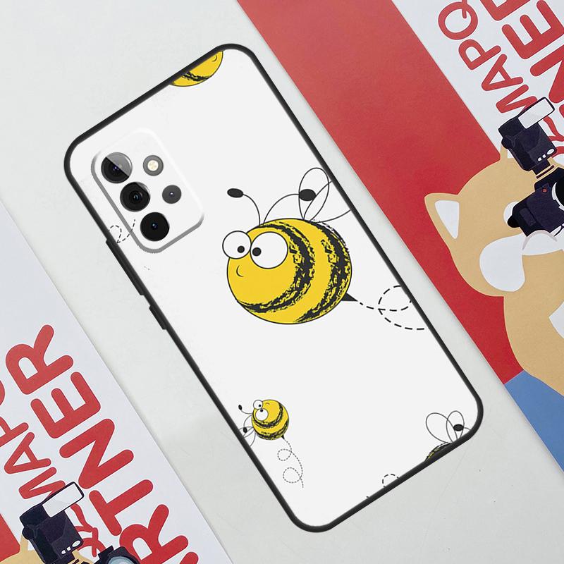 Bee Honey Case For Samsung Galaxy A53 A16 A26 A36 A56 A55 A35 A15 A52 A32 A12 A33 A13 A14 A34 A54 A17