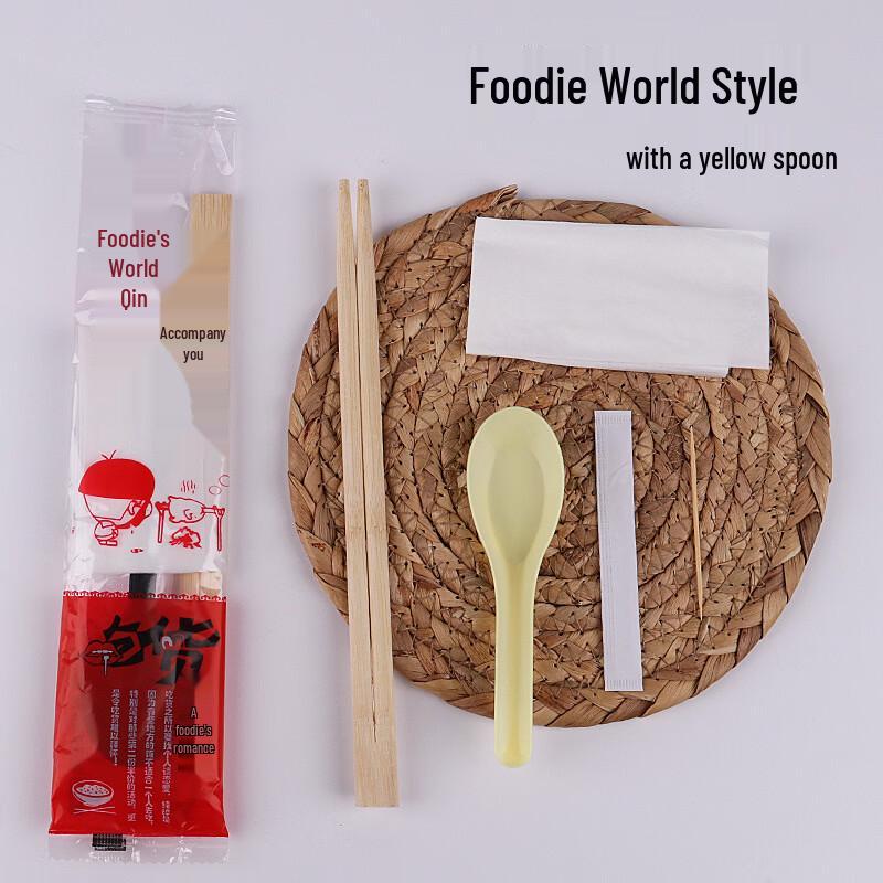Handun Disposable Bamboo Cutlery Set