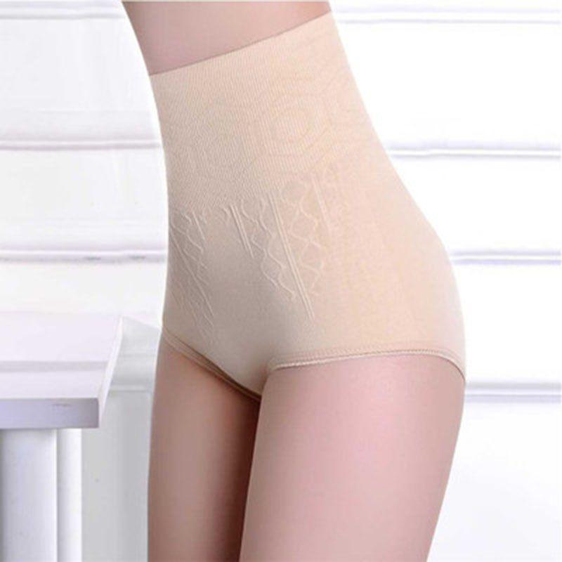 

Бесшовные Высокие Женские Эластичные С Высокой Талией С Контролем Живота Моделирующие Фигуру Трусики-Брифы Color,One size