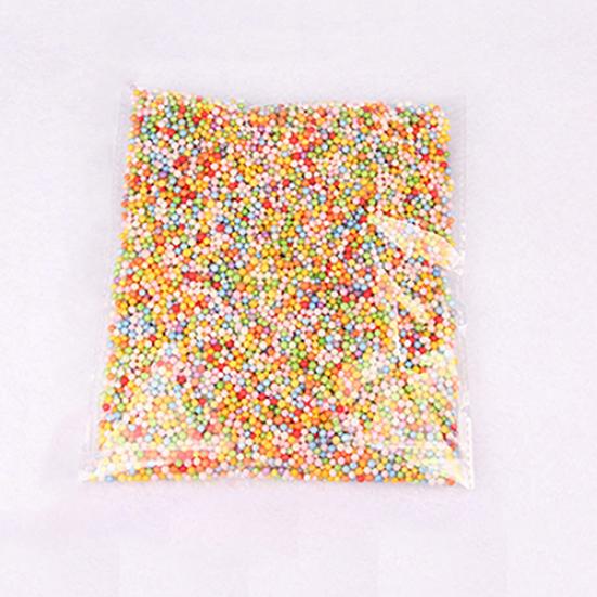 Assorted Colors Craft Foam Filler Foam Mini Beads Kids DIY Jewelry Bead Balls