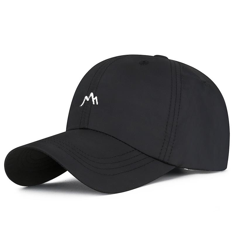 

Thin Embroidered Mountain Peak Quick-drying Hats for Men and Women Outdoor Sports Sun Protection and Breathable Baseball Hats Adjustable 55-60cm