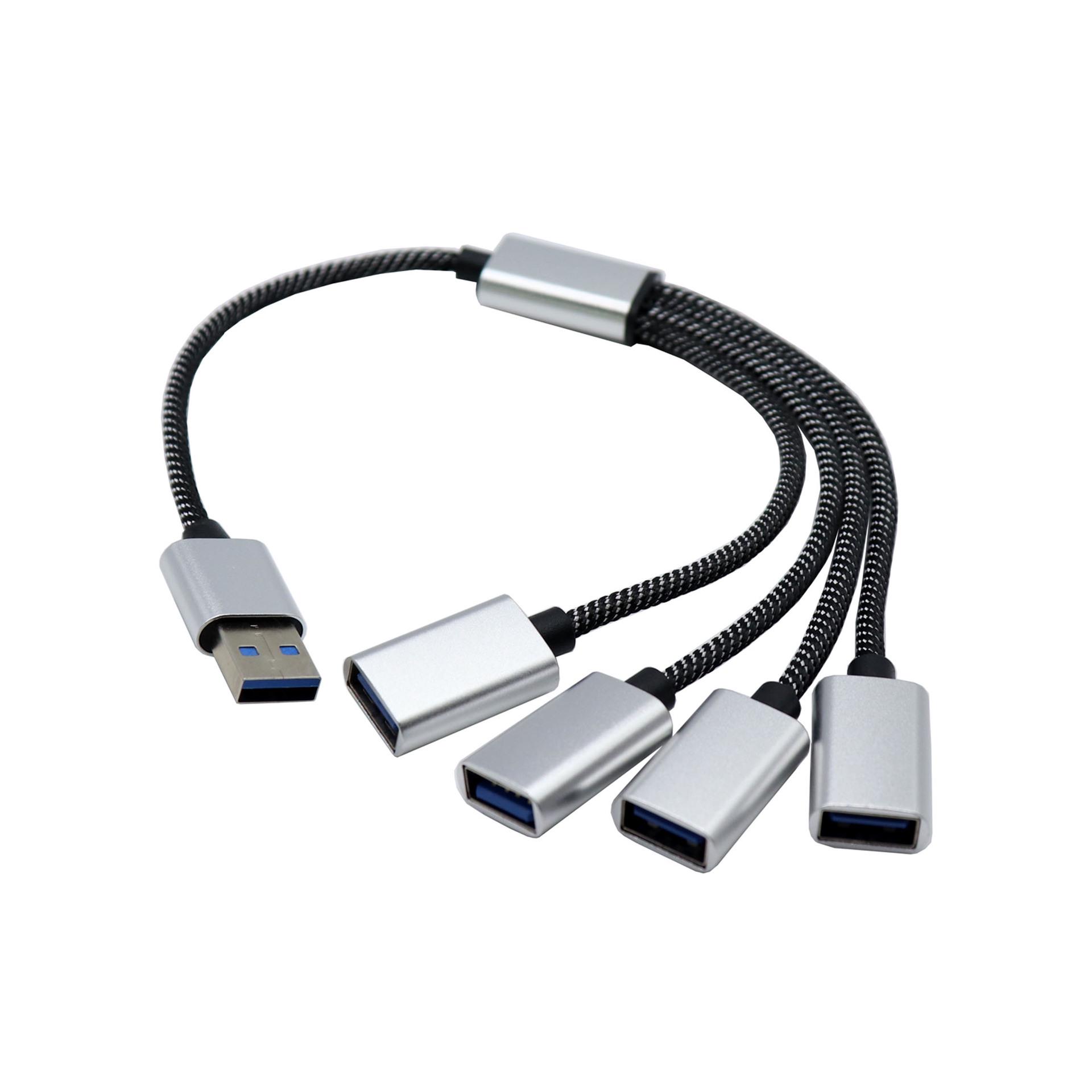 Type-C к USB-концентратору: 3-портовый USB 2.0 OTG разветвитель