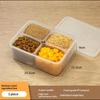 4 In 1 Transparent Fridge Storage Crisper Box M/L Size BPA Free for Meat Vegetable Meal Prep Pantry Use