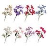 4 Pcs Artificial Renanthera Flower 29 Inch Long Stem Fake Orchid