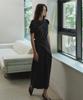 OLIVE DES OLIVE Wrap Tie Drape Maxi Skirt Ow6As8120