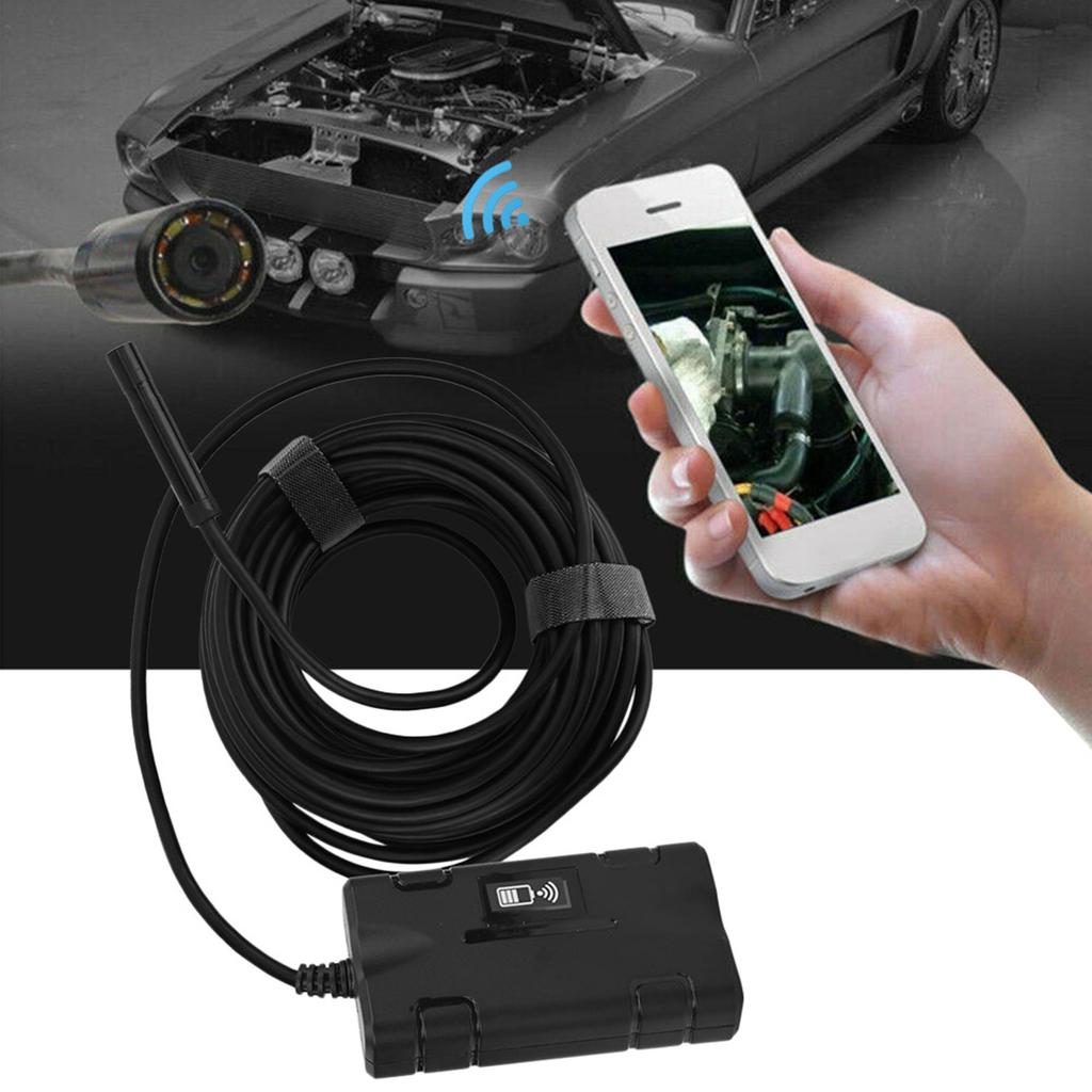 F270 8mm 1080P High Definition Wireless Endoscope 2MP WiFi Industrial Pipe Endoscope Inspection Camera