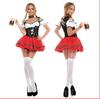 Costume da Ragazza della Birra Oktoberfest Vestito da Cameriera per Donna, Festa del Festival della Birra Tedesca Uniforme da Barista, 4 Opzioni di Taglia
