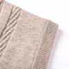 Hengyuanxiang Men's 100% Wool V-Neck Sleeveless Vest
