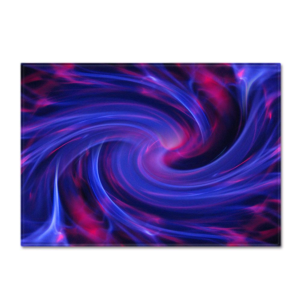 Gradual Change Large Carpet Feather Wind Bedroom Floor Mat