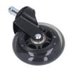 5 Pcs Chair Rotate Wheel 3in 360 Degree Noise   Scratch Resistant Straight Chair Caster for