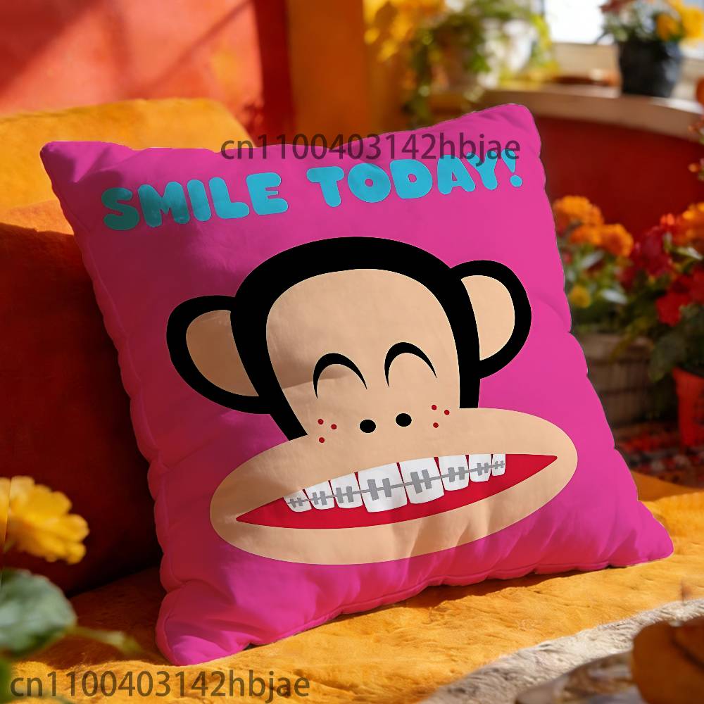 Monkey P-PaulS F-Frank Pillowcases Bedroom Living Room Sofa Home Decor Polyester Cushion Cover with Zipper