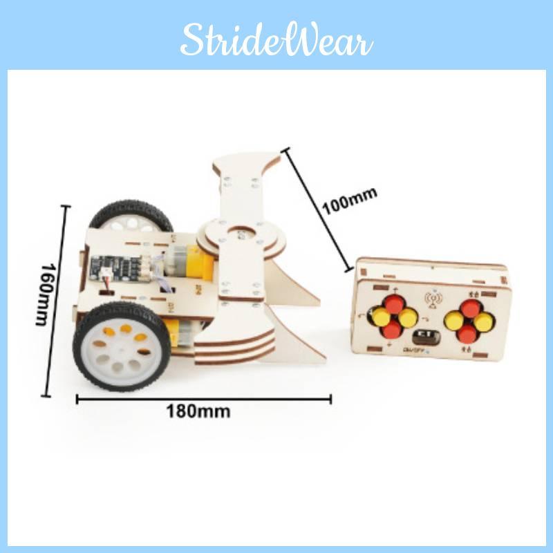 Wooden Remote Control Battle Tank Educational Toy With Electric Rotor For Kids