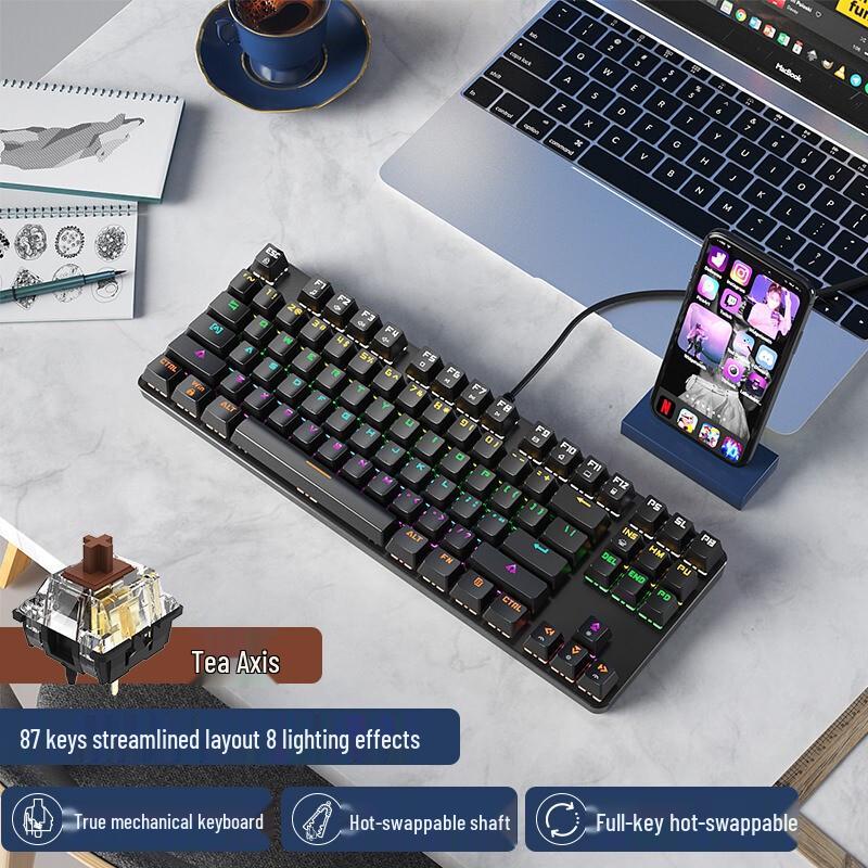 B.O.W G-Series Wired Hot-Swappable Mechanical Gaming Keyboard