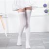 Damen Blickdichte Seiden Oberschenkelhohe Strümpfe Leggings Strumpfwaren Japanische Stile Anime JK Mädchen Bunte Überknie Lange Socken