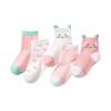 2025 Breathable Cotton Baby Socks - Unisex Cartoon Ear Design for Spring & Autumn