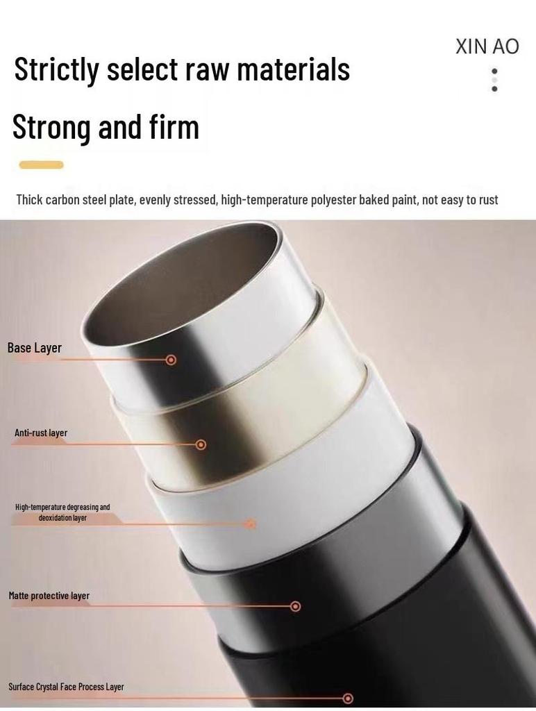 Köks roterande kolstål grönsaks- och fruktskålställ - Golvstående, Fyrkantigt, Flerlagers, Rörligt, Ingen montering krävs.