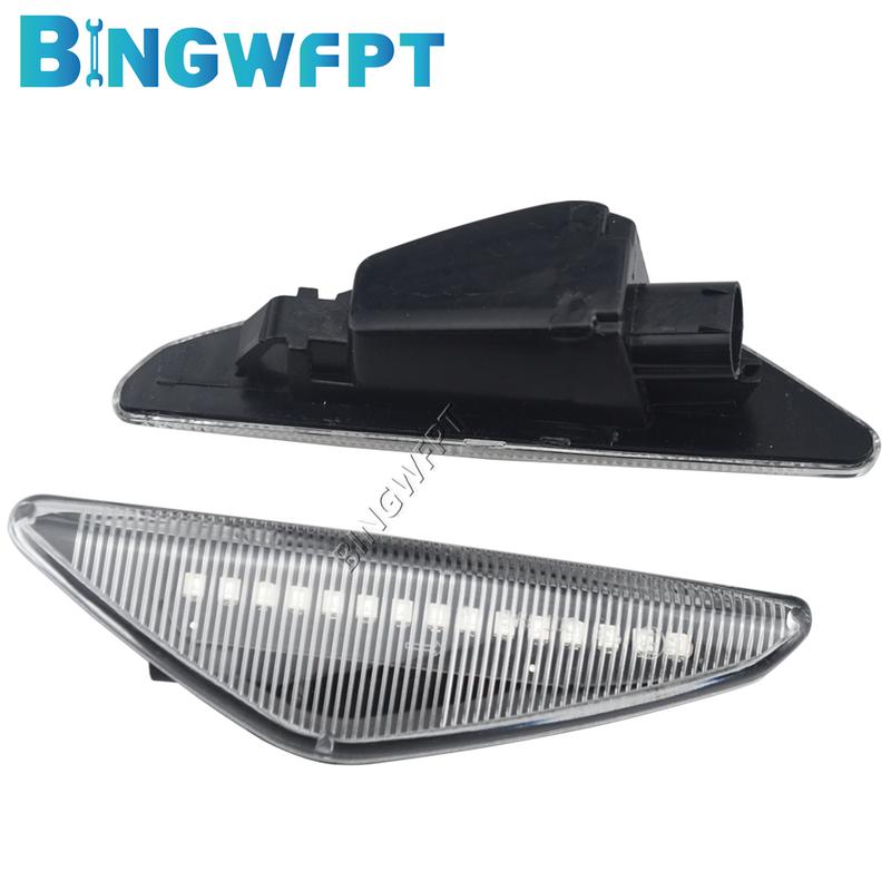 For BMW X5 E70 X6 E71 E72 X3 F25 2008-2014 Sequential Lamp Blinker Dynamic Flowing LED Side Marker Turn Signal Light