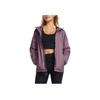 Under Armour Storm Front Logo Waterproof Zip-Up Hooded Jacket Women jackets Purple 1321443-500