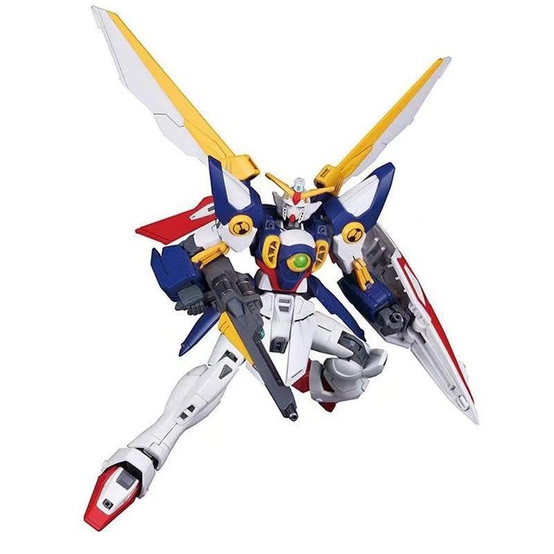 

EW HG 1/144 Wing XXXG-01W Zero Type Hairless Prototype Assembly Model Kit Action Figures Desktop Decoration Toy Gift Collectible белый