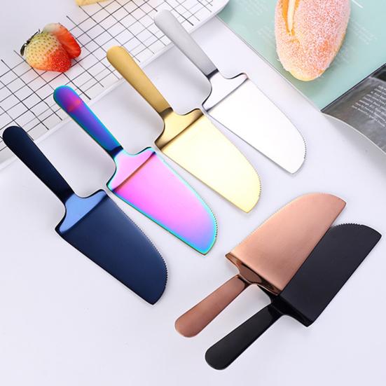 Pizza Shovel Long Lifespan Easy To Grab Stainless Steel Cake Pie Bread Slicer for Dining Room