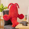 50-130cm Giant Red Lobster Plush Pillow Cute Crayfish Stuffed Animal Funny Office Hugging Cushion Friend Kids Birthday Gift