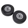 2PCS 10 Inch Solid Rubber Tire 4.10 3.50 4 In Anti Explosion Tire Solid Replacement Tires with 5 8 Inch Bearings 2.2in