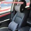 Auto Memory Foam Seat Cushion Set Headrest & Lumbar Pillow Support for Driving Comfort Car Back Neck Cushion Accessories