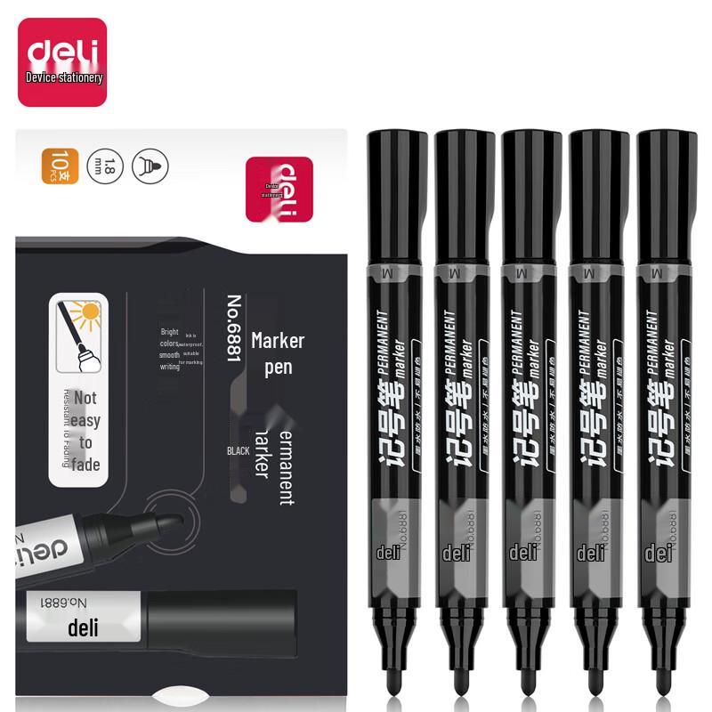 Deli Start 6881 Marker Pen чёрный
