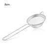 Mesh Filter Sieve Stainless Steel Slotted Spoon Kitchen Set of 3 Fine Strainers Long Handle for Cooking Sifting and Frying