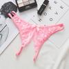 Sexy Women's Panties Lace Transparent Seamless Open Crotch Gear Sexy Hot Hollow Thong Low Waist Erotic Underwear