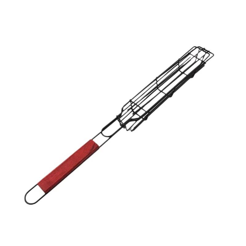 ZISIZ BBQ Grillkorb mit Holzgriff (2er-Pack)