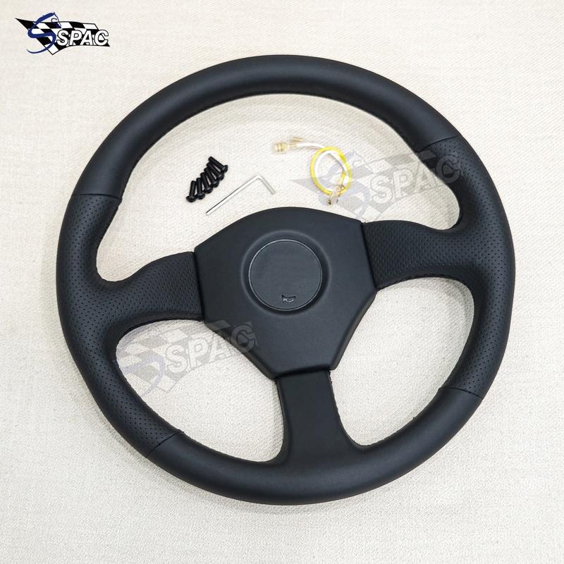 14inch JDM Racing Sport Leather Steering Wheel Sim Racing Game Tuning Steering Wheel