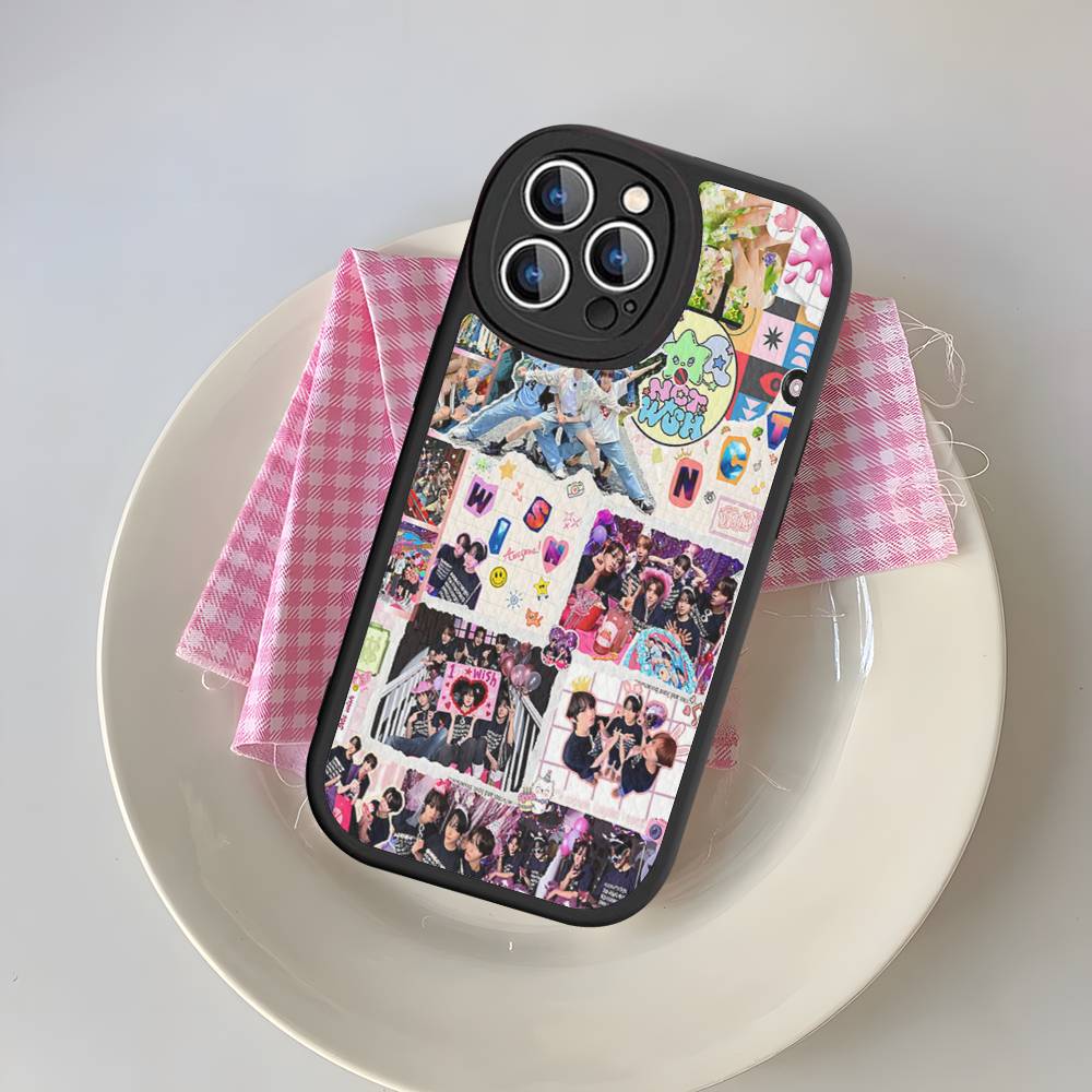 Band N-NCT MUSIC Phone Case For IPhone 16 15 14 13 12 11 Pro Max Plus Leather Soft Cover