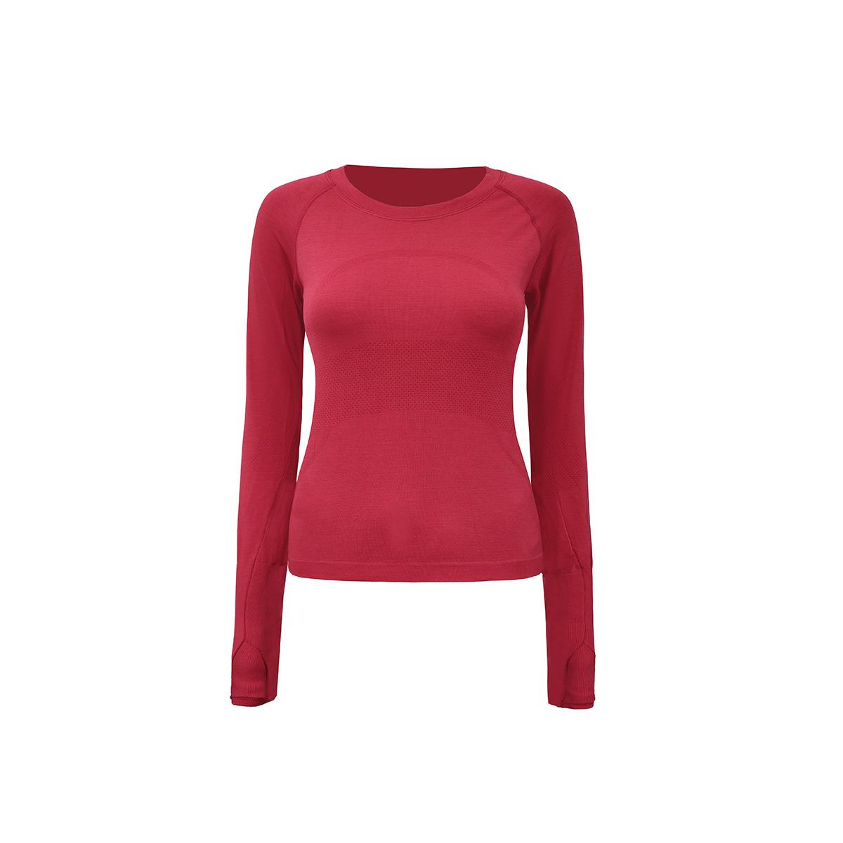 

Lulu 2.0 Бесшовный женский высокоэластичный быстросохнущий топ с длинным рукавом для йоги и бега L