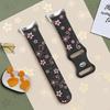 Women Silicone Flower 3D Engraved Bracelet for Xiaomi Band 9 NFC Smart Watch Breathable Watchband for Xiaomi Band 8 NFC Strap