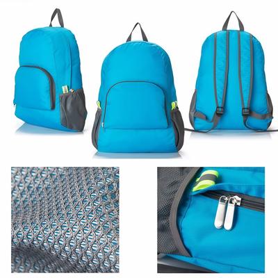 Mochila Dobrável de Nylon para Caminhada para Homens Mulheres, Mochila Leve de Viagem, Mochila Diária Esportiva Outdoor FU