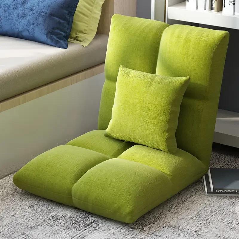 Floating Window Chair Lazy Person Sofa Single Person Tatami Bedroom Balcony Dormitory Small Bed Backrest Chair Folding
