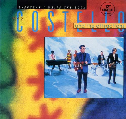 

12inch Record ELVIS COSTELLO THE ATTRACTIONS Everyday I Write The Book 12CXP04115 Columbia 1983 Canada Rock Used