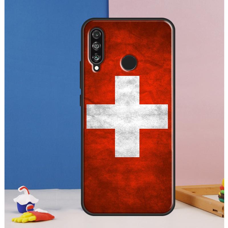 

Switzerland Swiss Flag Case For Huawei Nova Y70 Y60 Y90 Y61 Y91 Y72 Y73 12s 12i 11i 8i 9 10 SE P30 P40 Lite P60 Pro Huawei P30 Pro