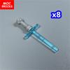 Non-Toxic Moc Bricks Sword Hilt Bar 4L 2L Crossed Lightsaber Blade 21699 64567 4Cm Figure Weapon Educational Blocks Assembled Kids Toys