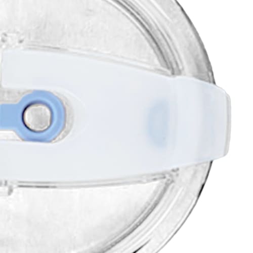 30oz Cup Lid, Replacement, Heat-Resistant, Airtight, Black, with Silicone Seal, Non-Slip (White)