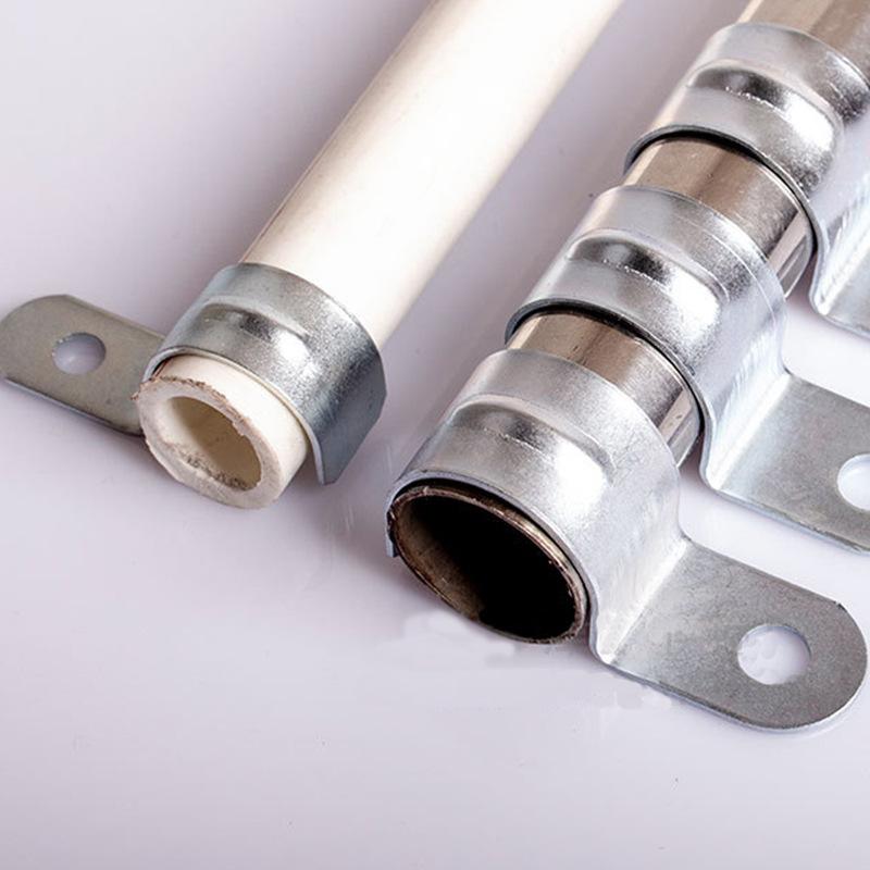 10-50pcs 4-50mm Saddle Hose Pipe Clips 1 Hole Half Side U Shape Semi Clamps Single Side P Type Saddle Cable Clamp Carbon Steel