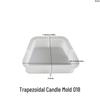DIY Silicone Mold for Triangle, Square, Circle, Pentagon, Semicircle, Trapezoid, and Cloud Aromatherapy Plaster Candles