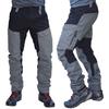 Men Fashion Color Block Multi Pockets Sports Long Cargo Pants Work Trousers