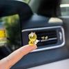 Mini Bee Cute Car Accessories, 8 PCS Yellow Bees Dashboard Decorations, Car Interior Decor for Women