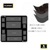 CARD ONE playmat full size game rubber 2 people 60x60cm non-slip battle sheet black gray